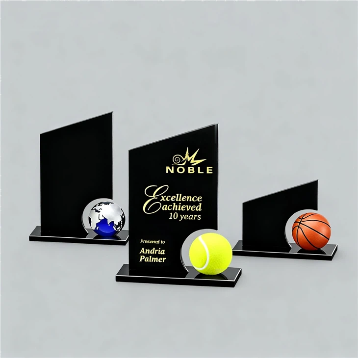 Crystal Soccer Trophy high quality
